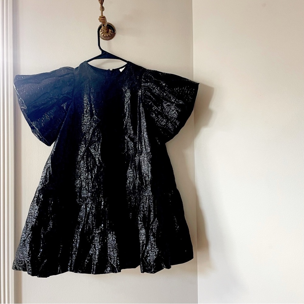 Caroline Bosmans Black Mat Dress | Kids Size 8